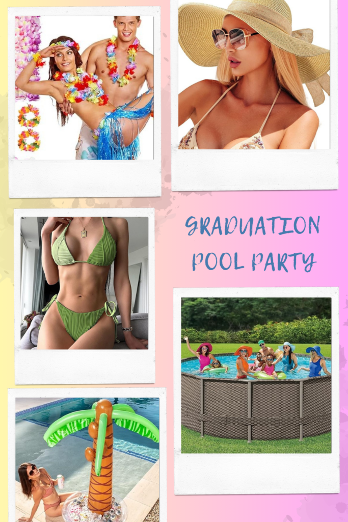 graduation party pool luau Hawaiian bbq barbeque celebrate celebration hat floppy graduate leis cooler achievement backyard friends kids teenagers swimsuit swim trunks event block excitement child aloha culture grill fire pit roasting marshmallows bask seafood guests cocktails juices grass skirt coconuts college travel luggage hope chest keepsake laptop gift cards amazon ukulele shirts life journey music host new original unique fun trending trend trends popular fashionable cheap expensive affordable gift free idea ideas special touching cool stylish easy amazing amazon best most budget perfect practical thoughtful