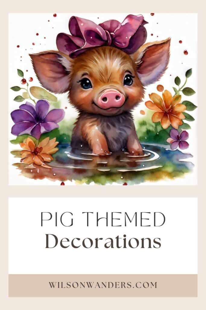 pig decoration 