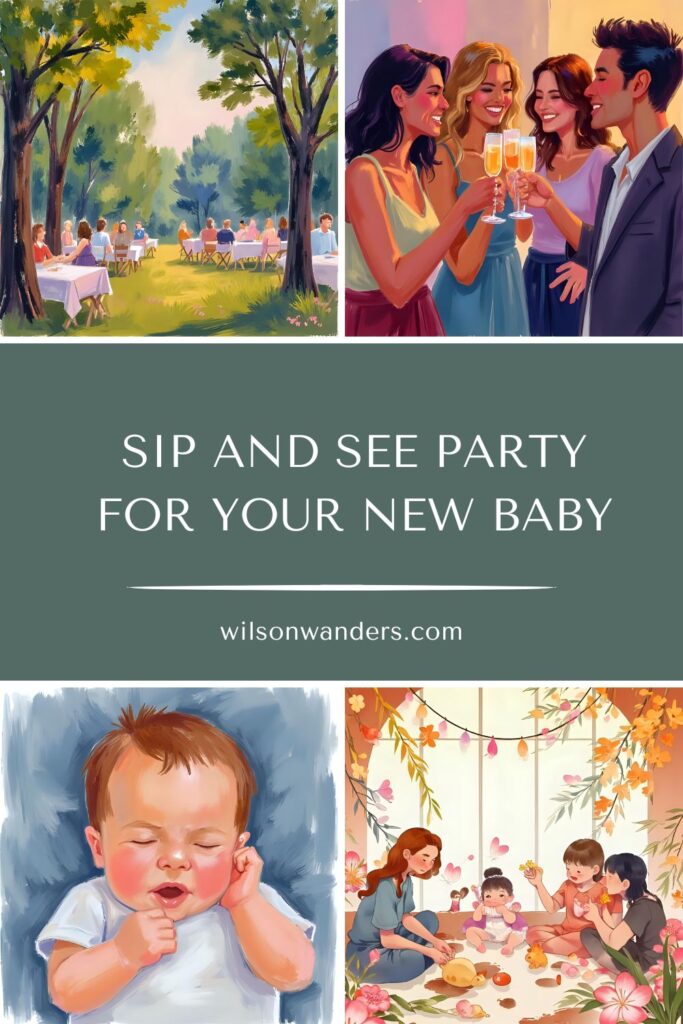 sip ans see party champagne baby gifts